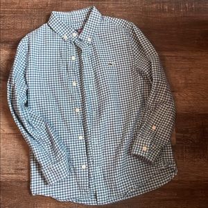 Boys size 6 flannel vineyard vines shirt